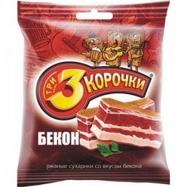 СУХАРИКИ 3 Корочки Ржаные с Беконом 40 г