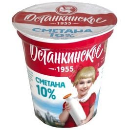 СМЕТАНА Останкино 10% 180 г