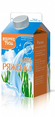 КЕФИР Ряженка 4% 500 л/ Мещерские Росы