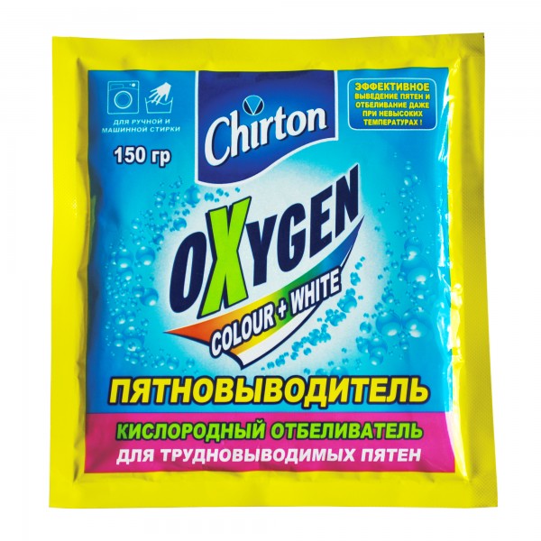 ОТБЕЛИВАТЕЛЬ - Пятновыводитель Chirton Окси 150 гр.