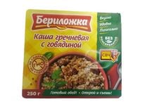 КОНСЕРВЫ ГБ Каша Гречневая с Говядиной 250 г (Ламистер) / Бериложка