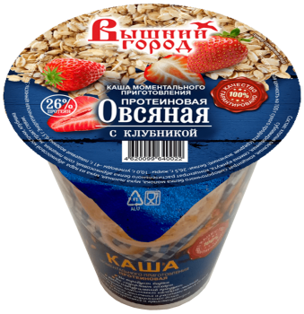 КАША Протеиновая Овсяная с Клубникой 50 гр / Вышний город